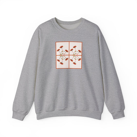 Say It With Flowers - Sweatshirt - Zinnia: Thinking of an Absent Friend