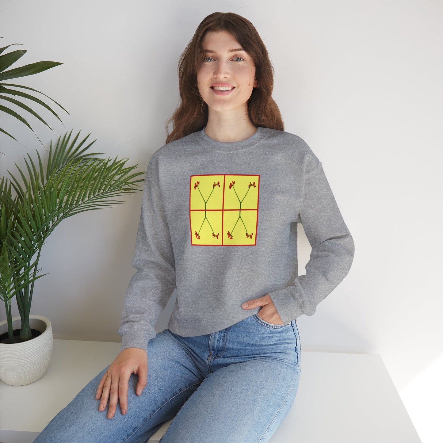 Say It With Flowers - Sweatshirt - Mistletoe: Romance