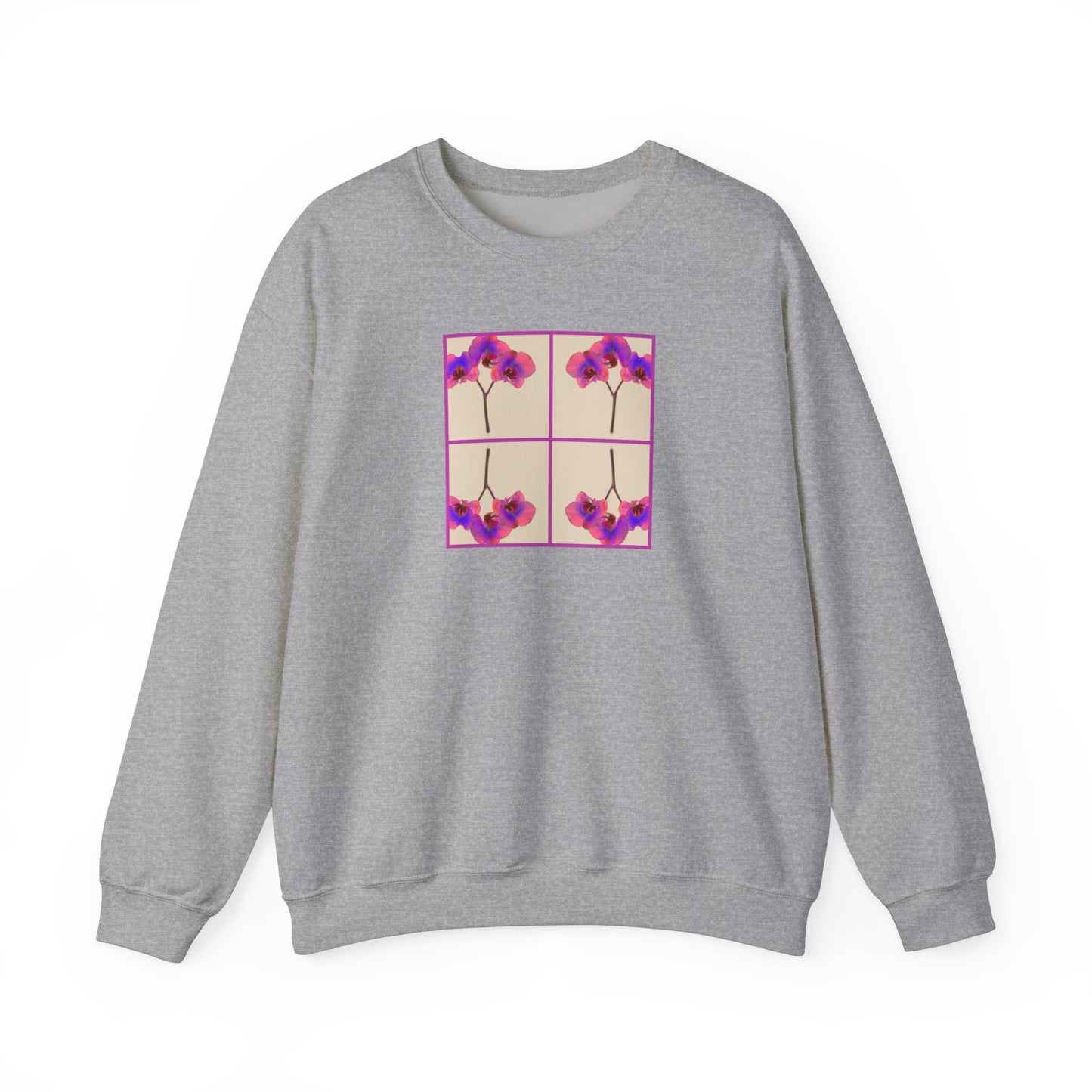 Say It With Flowers - Sweatshirt - Pink Orchids: Grace + Innocence