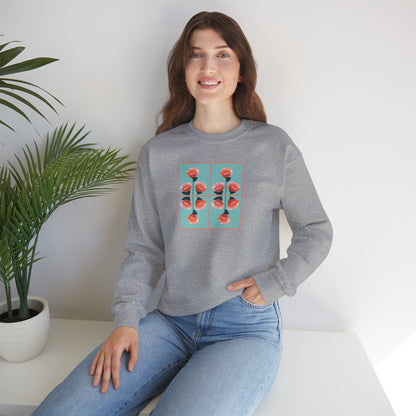 Say It With Flowers - Sweatshirt - Camellia: Adoration & Longing