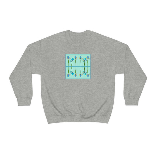 Say It With Flowers - Sweatshirt - Iris: HOPE & FAITH