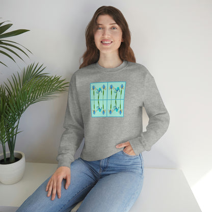 Say It With Flowers - Sweatshirt - Iris: HOPE & FAITH